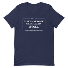 Load image into Gallery viewer, Make Marriage Great Again 2024 men's short sleeve t-shirt