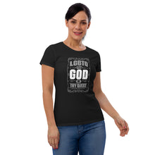 Load image into Gallery viewer, Let God Be Thy Quest Women's short sleeve t-shirt