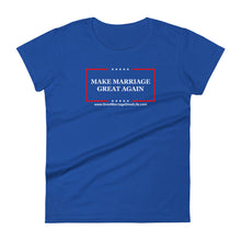 Load image into Gallery viewer, Make Marriage Great Again Ladies' short sleeve t-shirt
