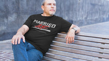 Load and play video in Gallery viewer, Married AF Men&#39;s short sleeve t-shirt
