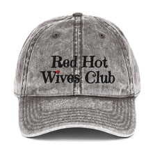 Load image into Gallery viewer, Red Hot Wives club Vintage Cotton Twill Cap
