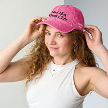 Load image into Gallery viewer, Red Hot Wives club Vintage Cotton Twill Cap
