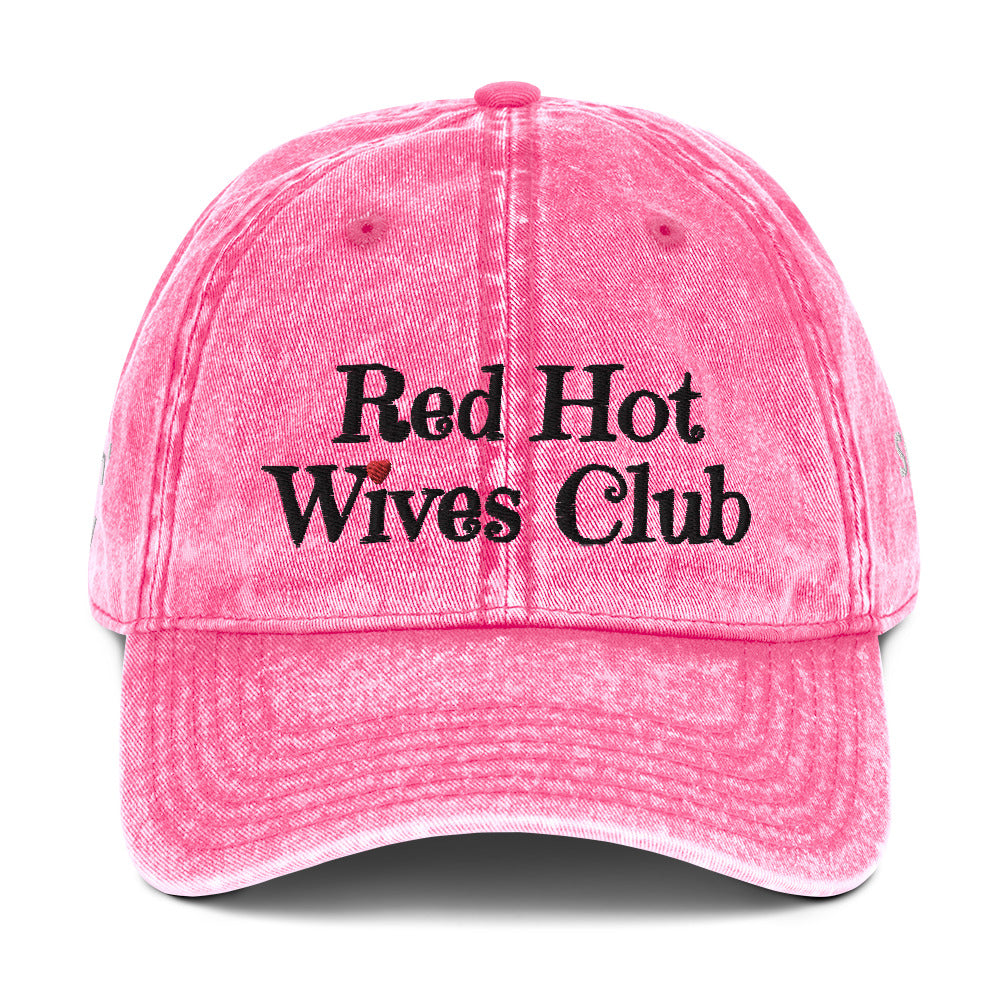 Red Hot Wives club Vintage Cotton Twill Cap