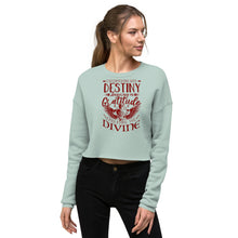 Load image into Gallery viewer, Experimenting with Destiny women Crop Sweatshirt
