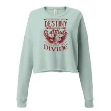 Load image into Gallery viewer, Experimenting with Destiny women Crop Sweatshirt
