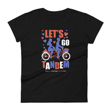 Load image into Gallery viewer, Let&#39;s go Tandem Women&#39;s short sleeve t-shirt
