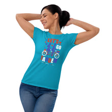 Load image into Gallery viewer, Let&#39;s go Tandem Women&#39;s short sleeve t-shirt
