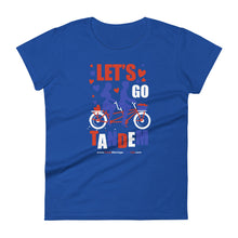 Load image into Gallery viewer, Let&#39;s go Tandem Women&#39;s short sleeve t-shirt
