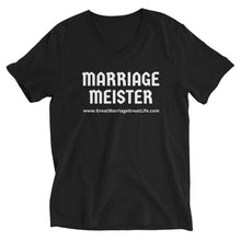 Load image into Gallery viewer, Marriage Meister Men&#39;s Short Sleeve V-Neck T-Shirt
